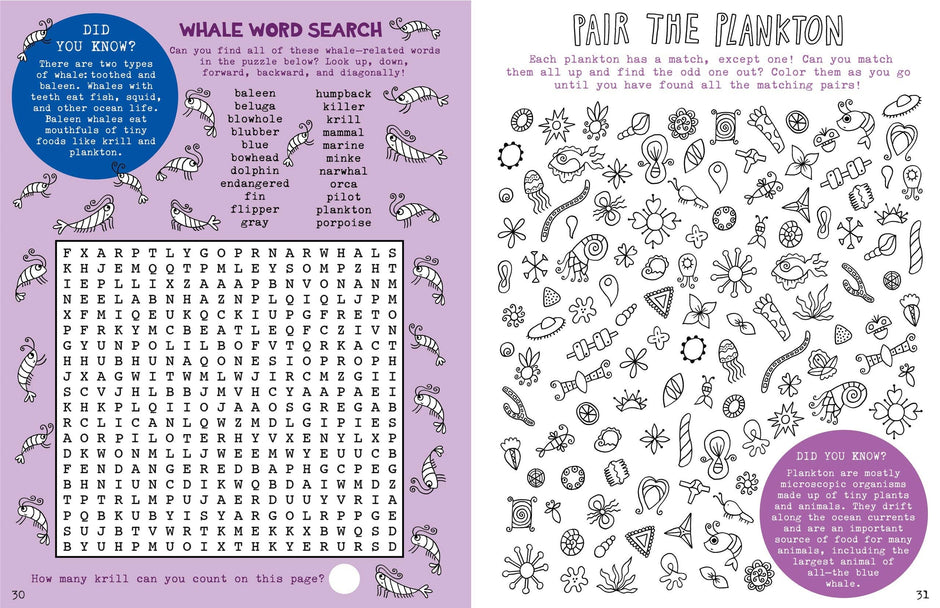 Peter Pauper Press - Kids Unplugged: Ocean Quest Activity Book