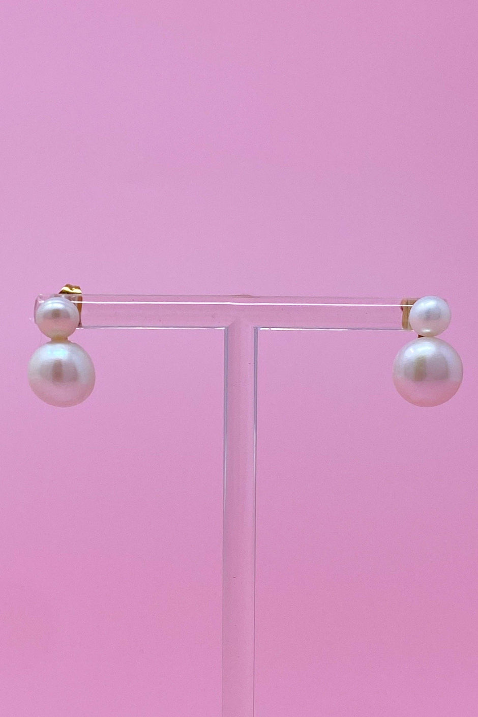 Ellison+Young - Classic Double Pearl Earrings