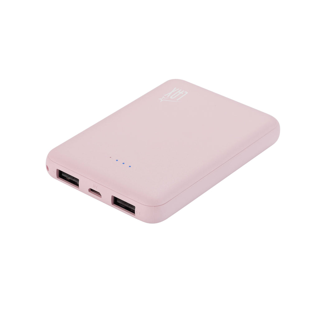 LAX Gadgets - 6600mAh Power Bank Ultra-Slim | Palm Size | Portable | 8Oz