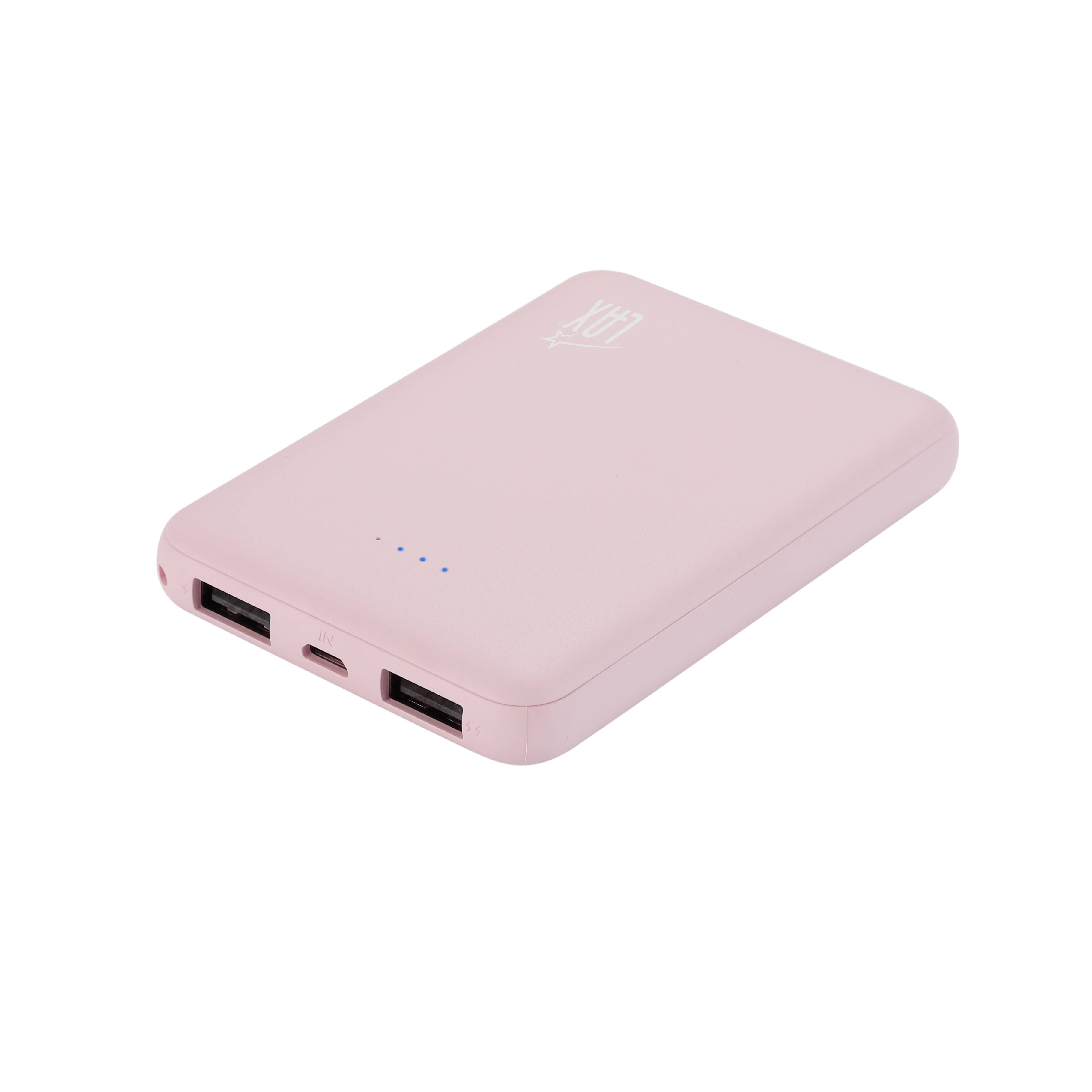 LAX Gadgets - 6600mAh Power Bank Ultra-Slim | Palm Size | Portable | 8Oz