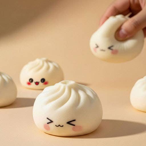 K-Wonderland - Find the Grilled Dumpling! Figure Random Squishy Fidget