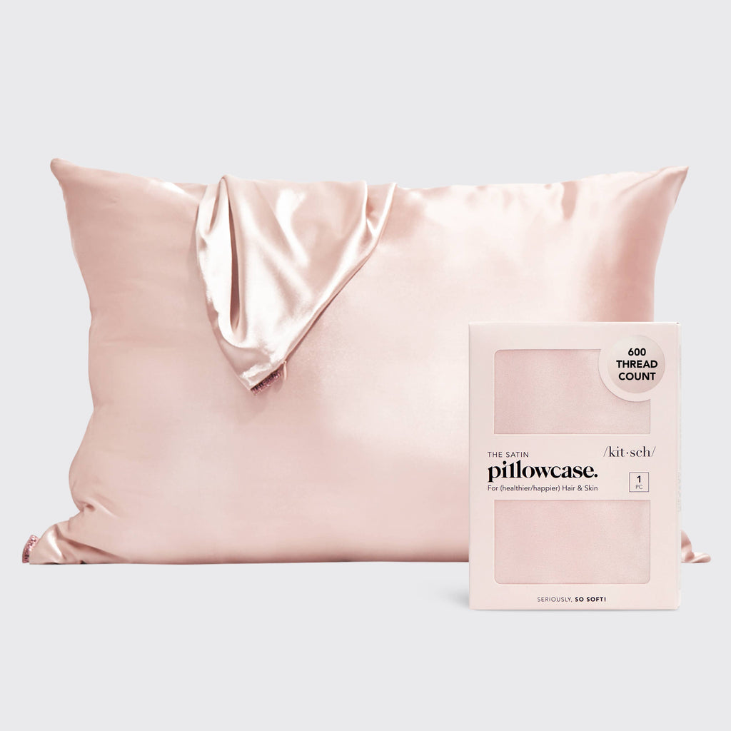 KITSCH - Satin Pillowcase Standard - Blush