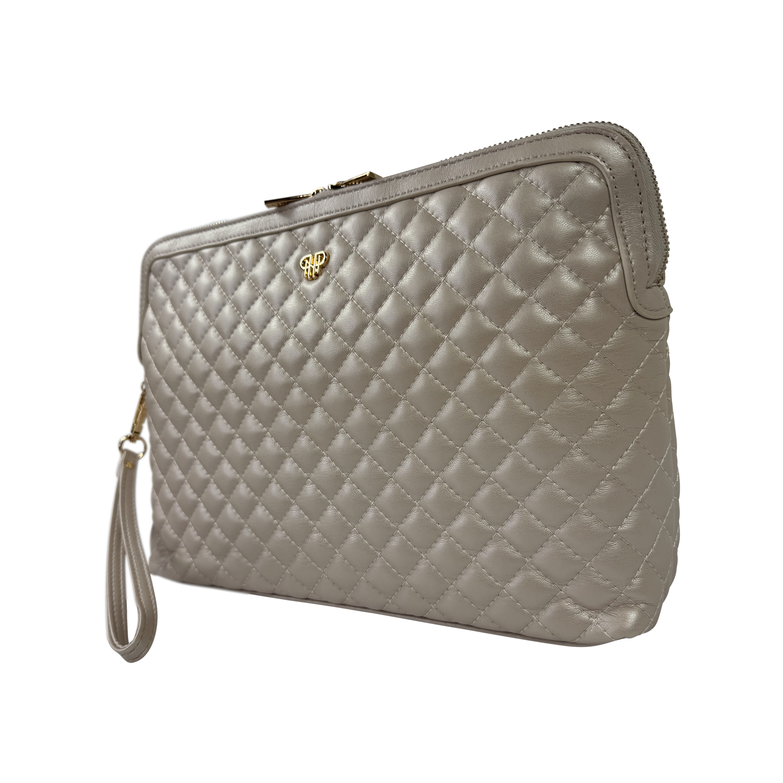 PurseN  - NEW Updated Litt Makeup Case - Pearl Quilted