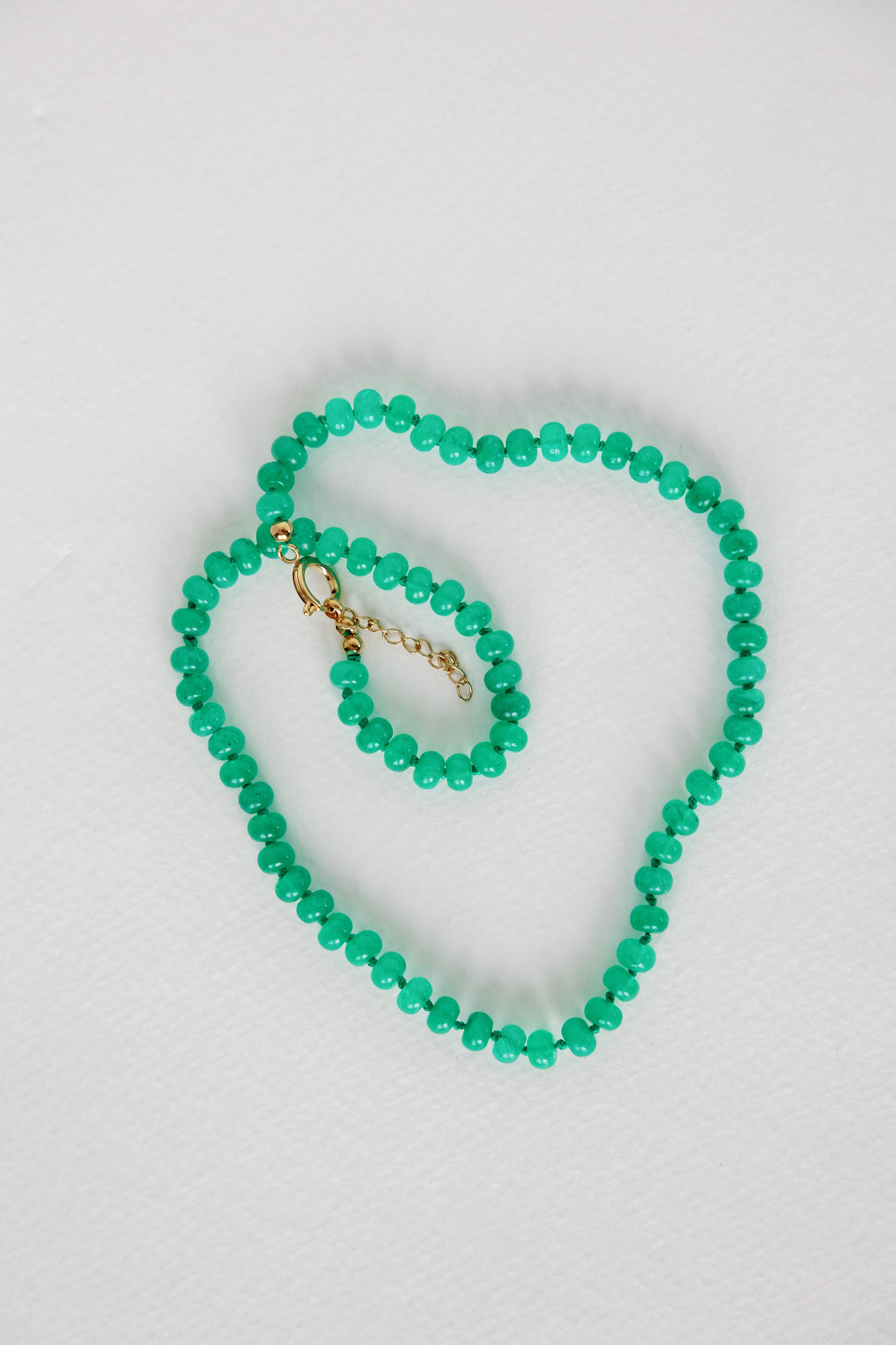 St Armands Designs of Sarasota - 16.5" Genuine Jade Necklace