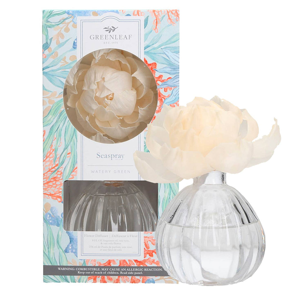 Greenleaf Gifts - Seaspray Flower Diffuser 4 Pack