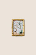 Two's Company Gold Faux Bamboo Photo Frame
