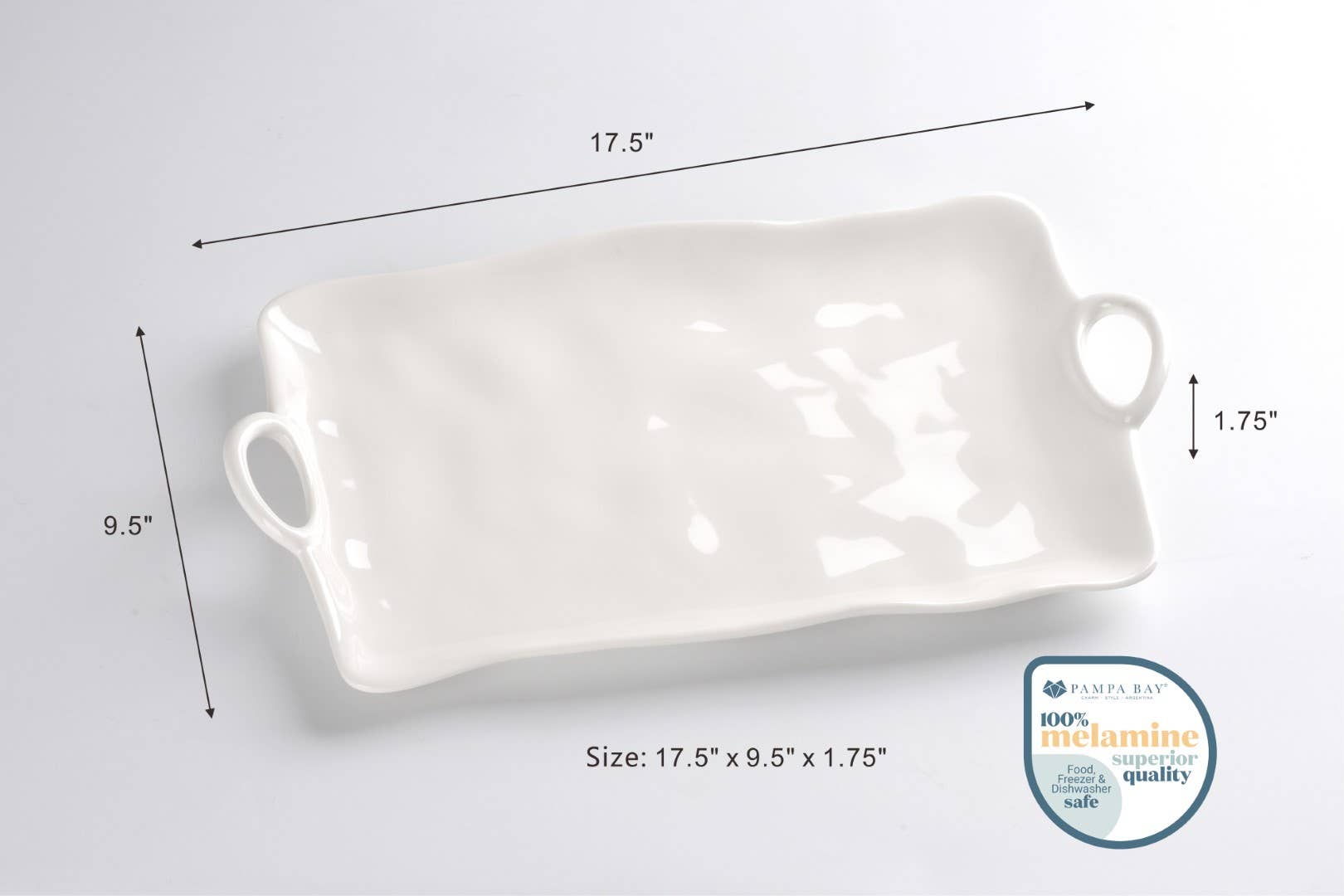 Pampa Bay - Large Platter in Shatterproof Melamine