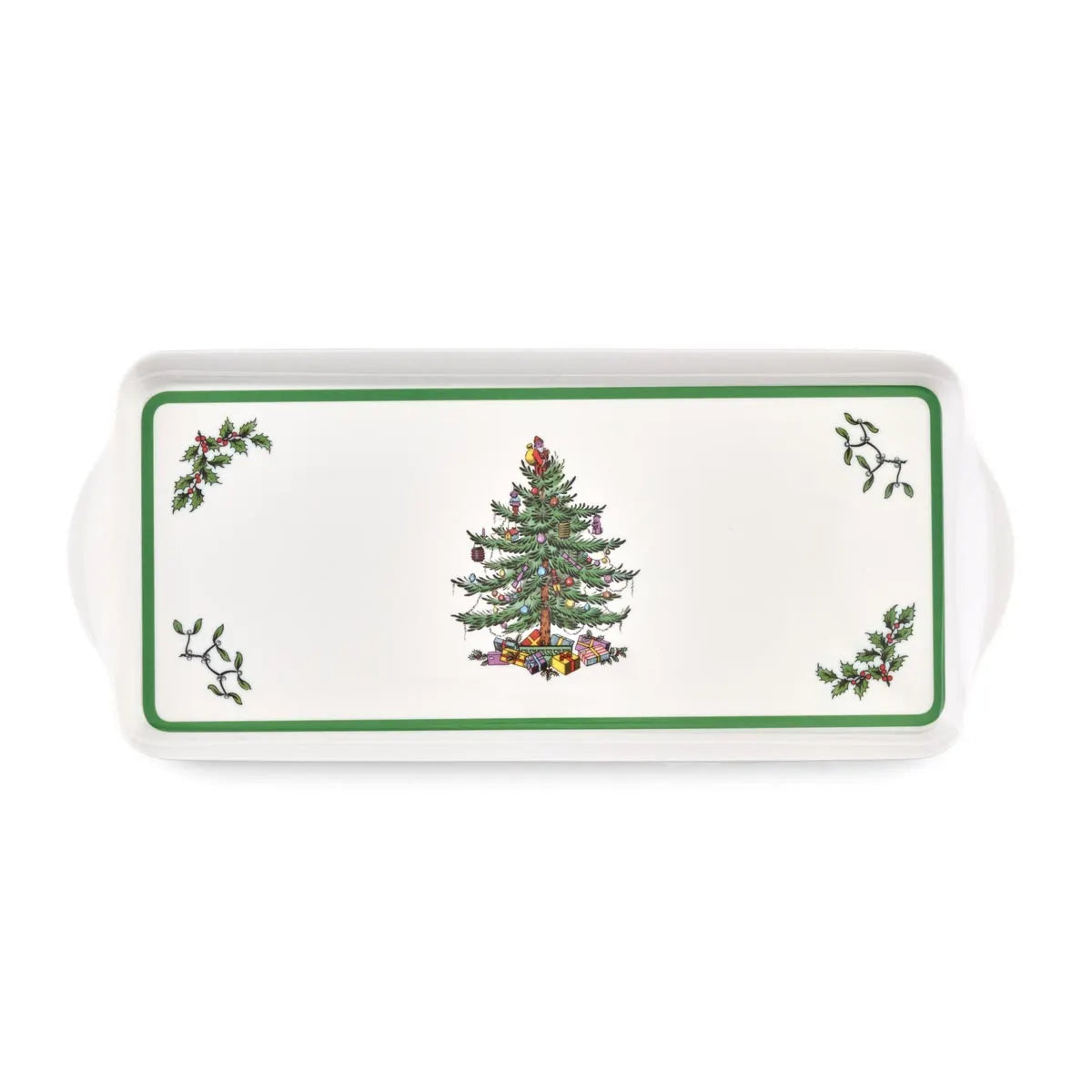 Spode Christmas Tree Melamine Sandwich Tray