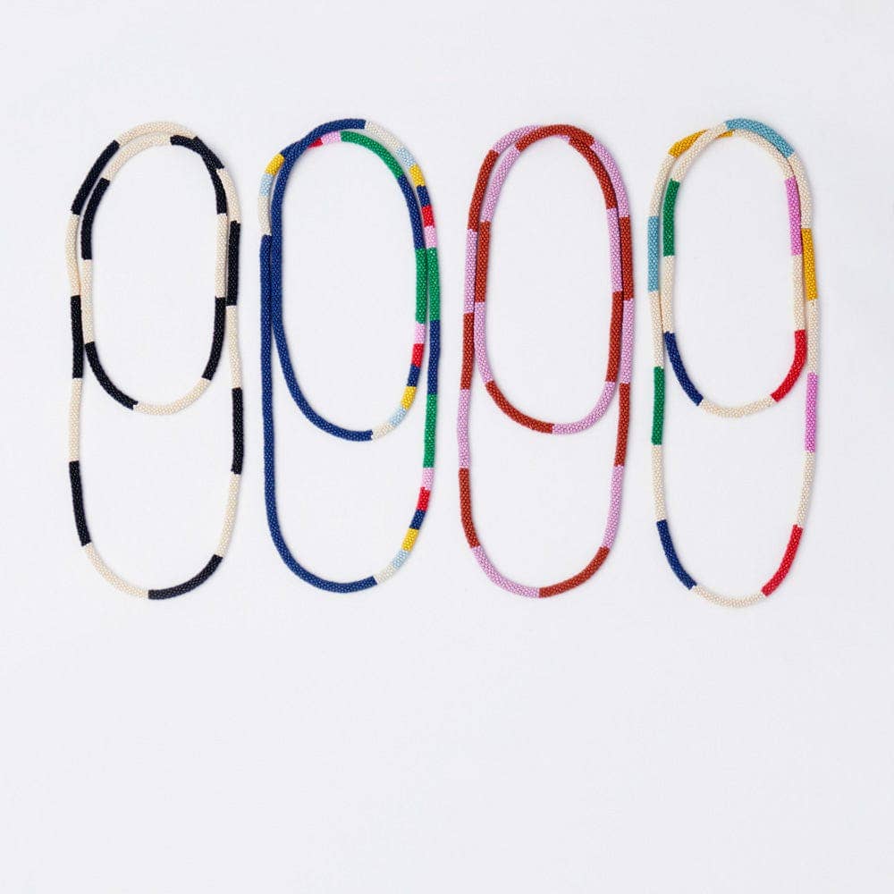 INK + ALLOY - Allie Seed Bead Long Necklace Multi Wholesale