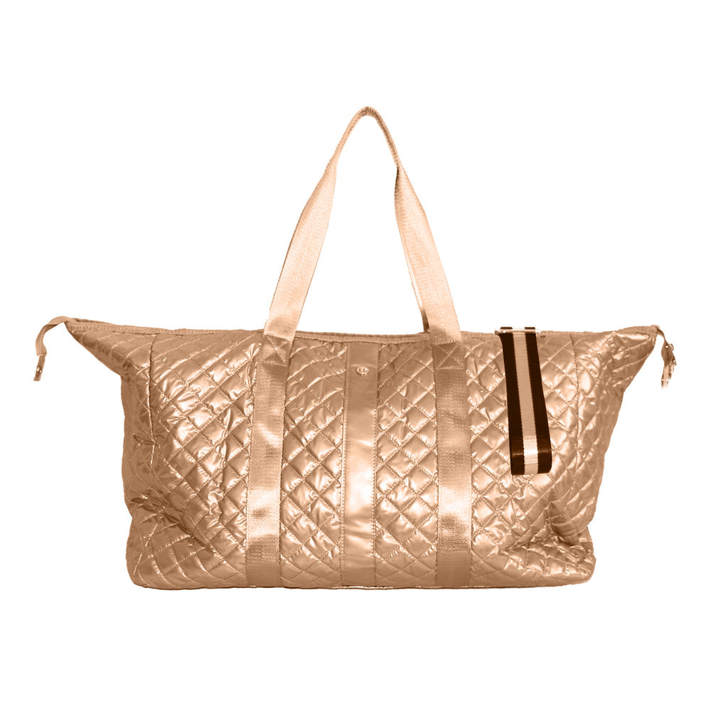 Lemonbella - Lemonbella Copper Diamond Weekender Duffle Travel Bag 3/1