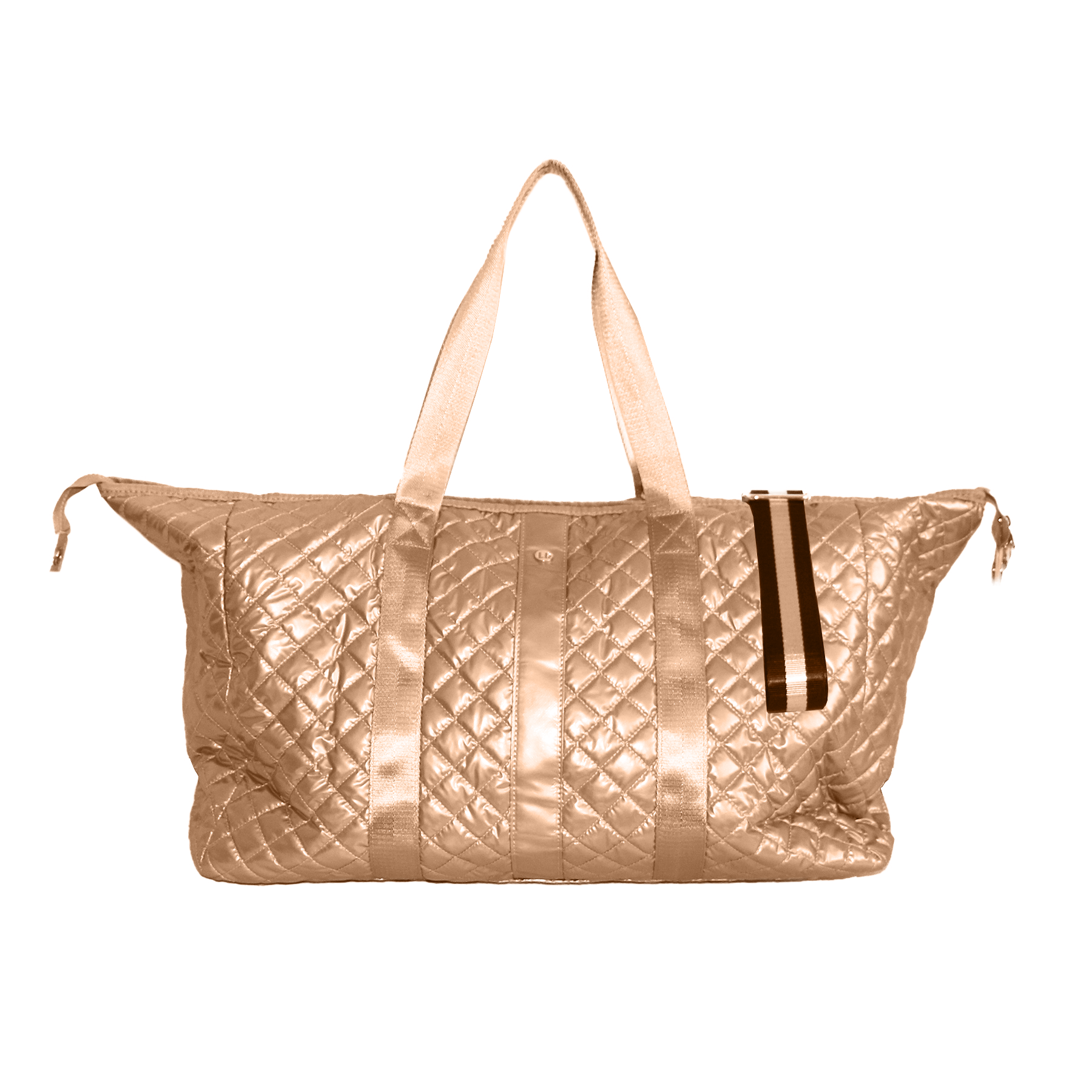 Lemonbella - Lemonbella Copper Diamond Weekender Duffle Travel Bag 3/1