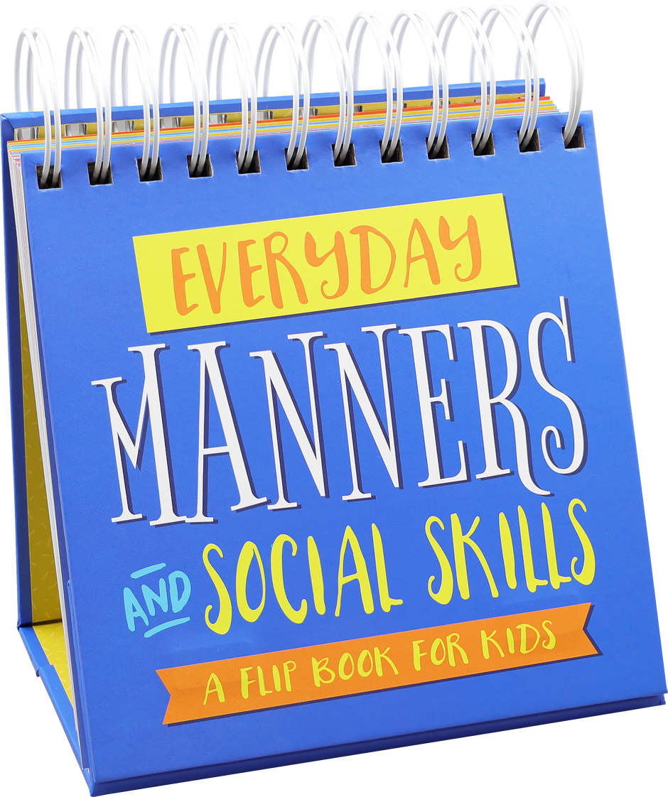 Peter Pauper Press - Everyday Manners and Social Skills - A Flip Book For Kids