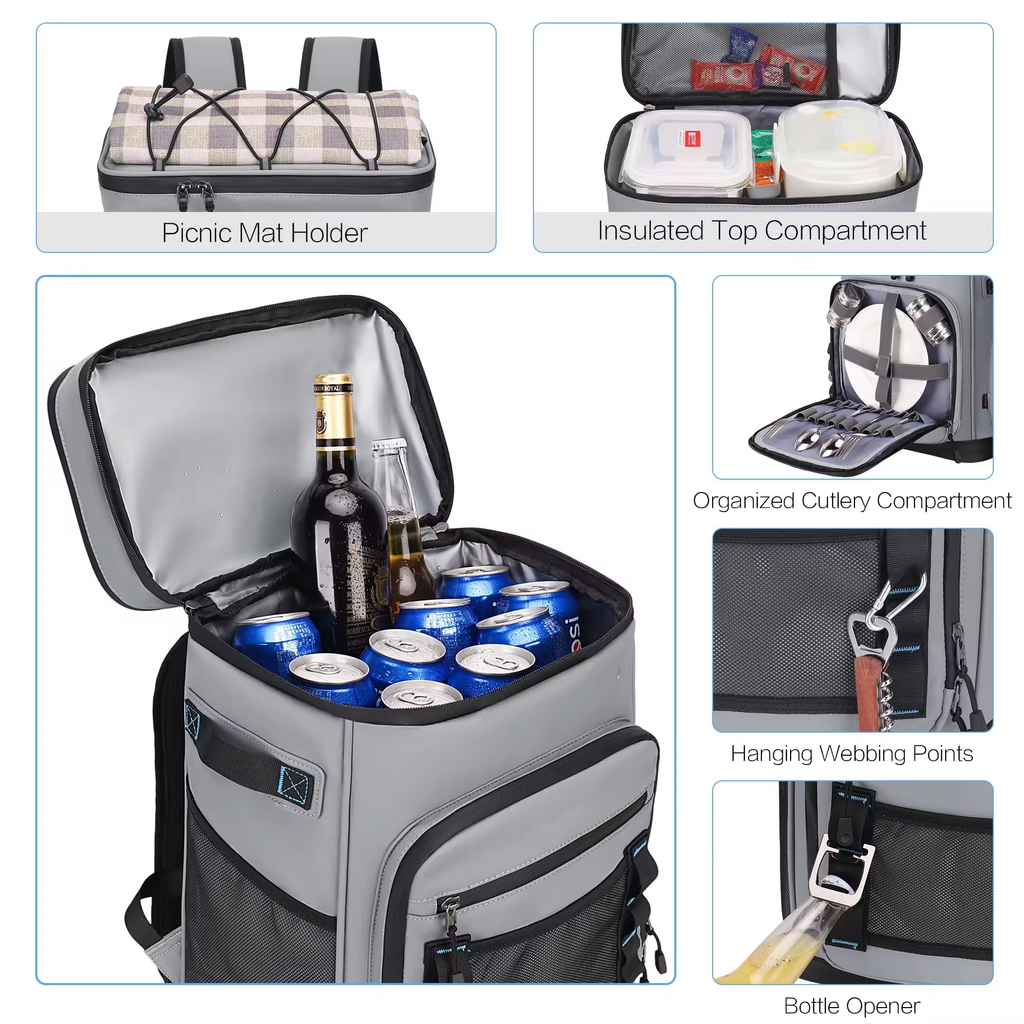 VIGOR - Waterproof Insulated Cooler Backpack Insulated Leakproof