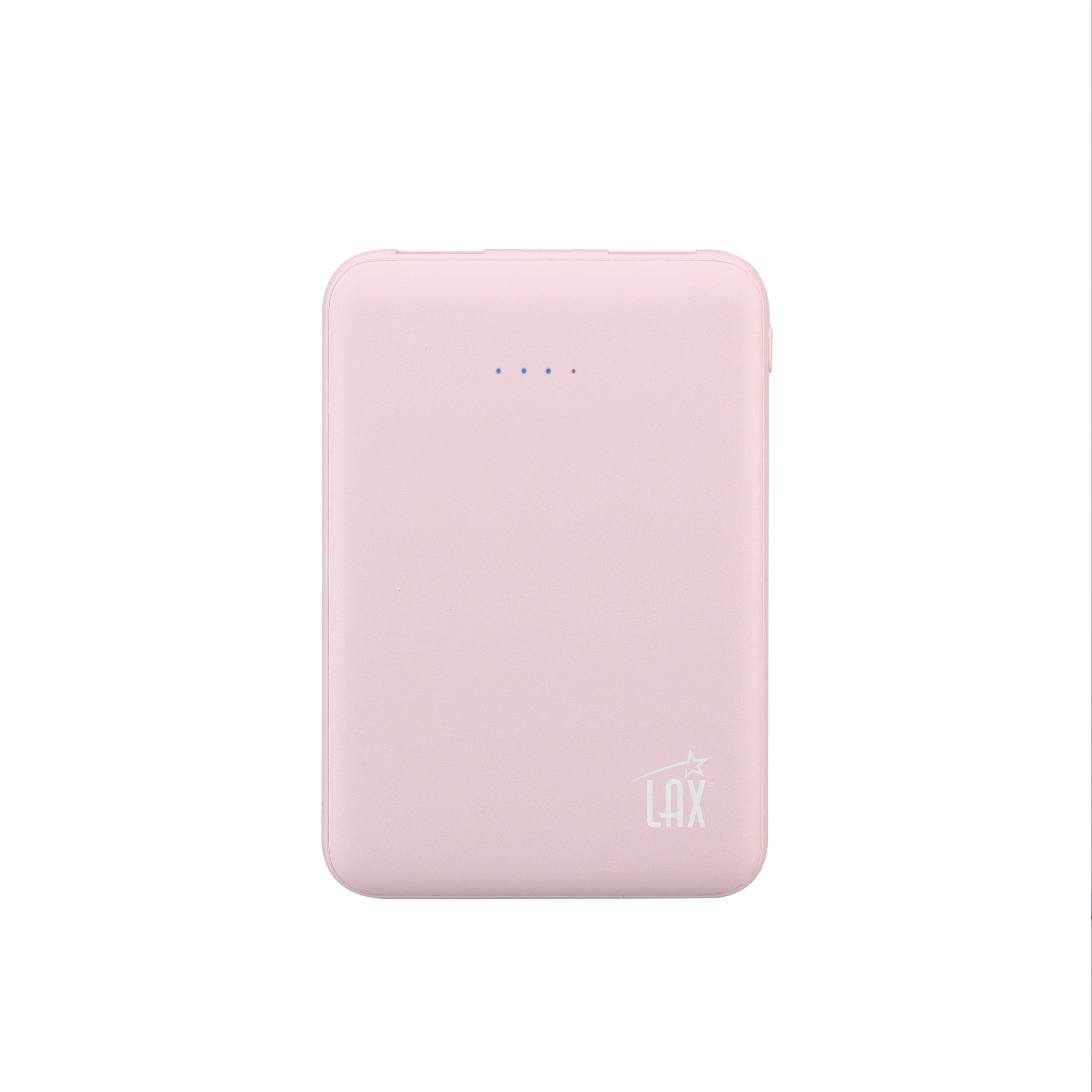 LAX Gadgets - 6600mAh Power Bank Ultra-Slim | Palm Size | Portable | 8Oz
