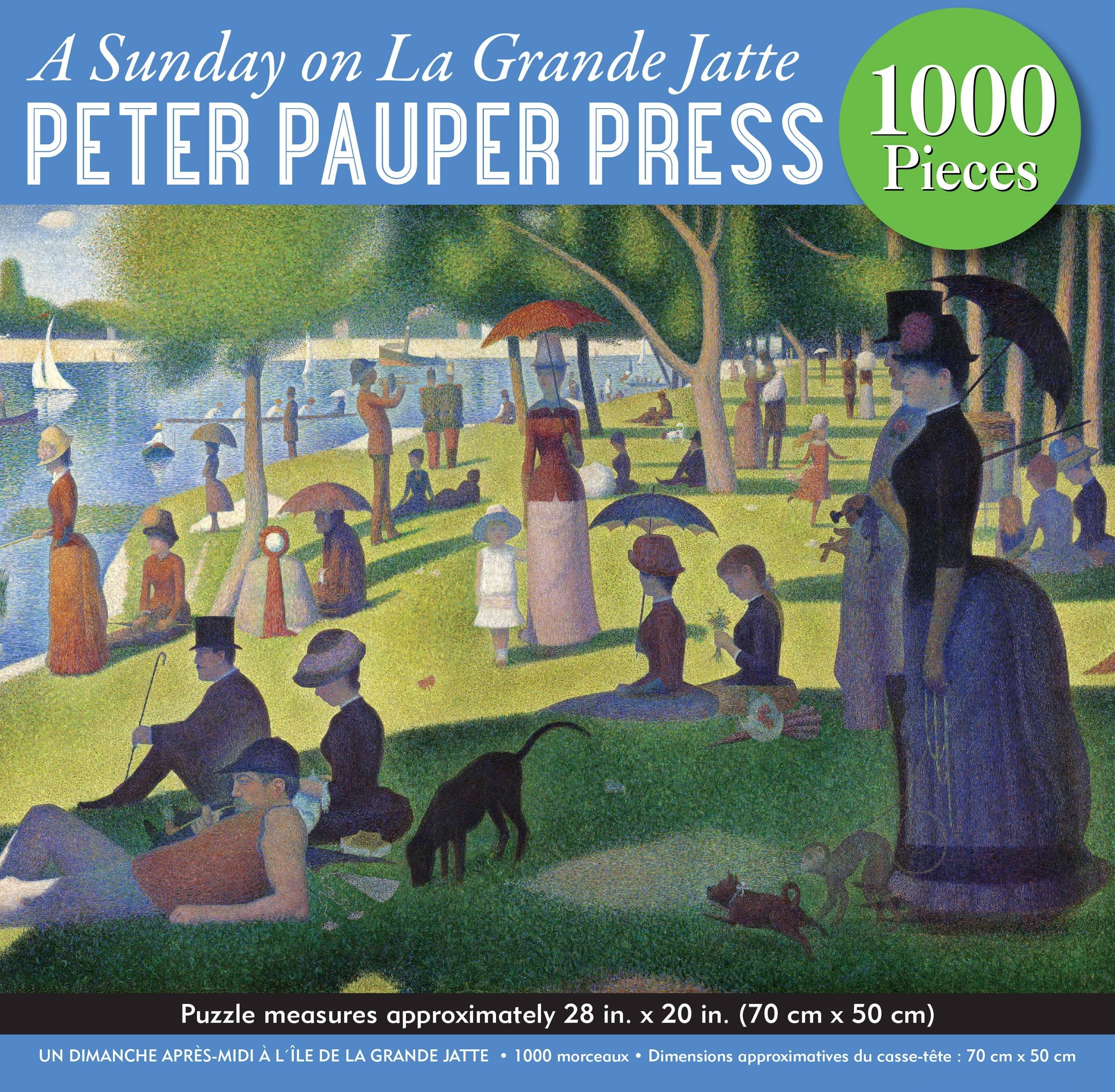 Peter Pauper Press - A Sunday on La Grande Jatte 1000 Piece Jigsaw Puzzle