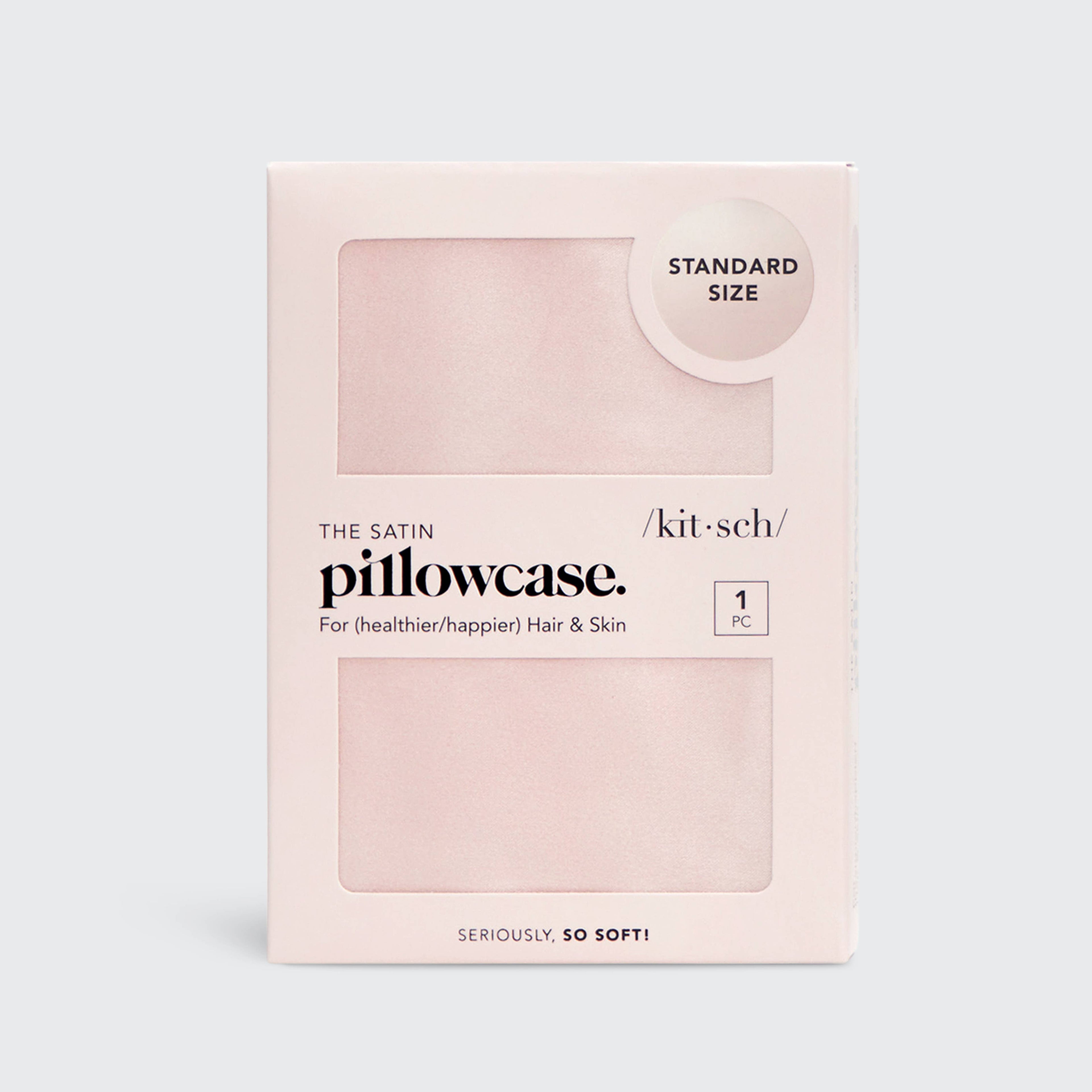KITSCH - Satin Pillowcase Standard - Blush