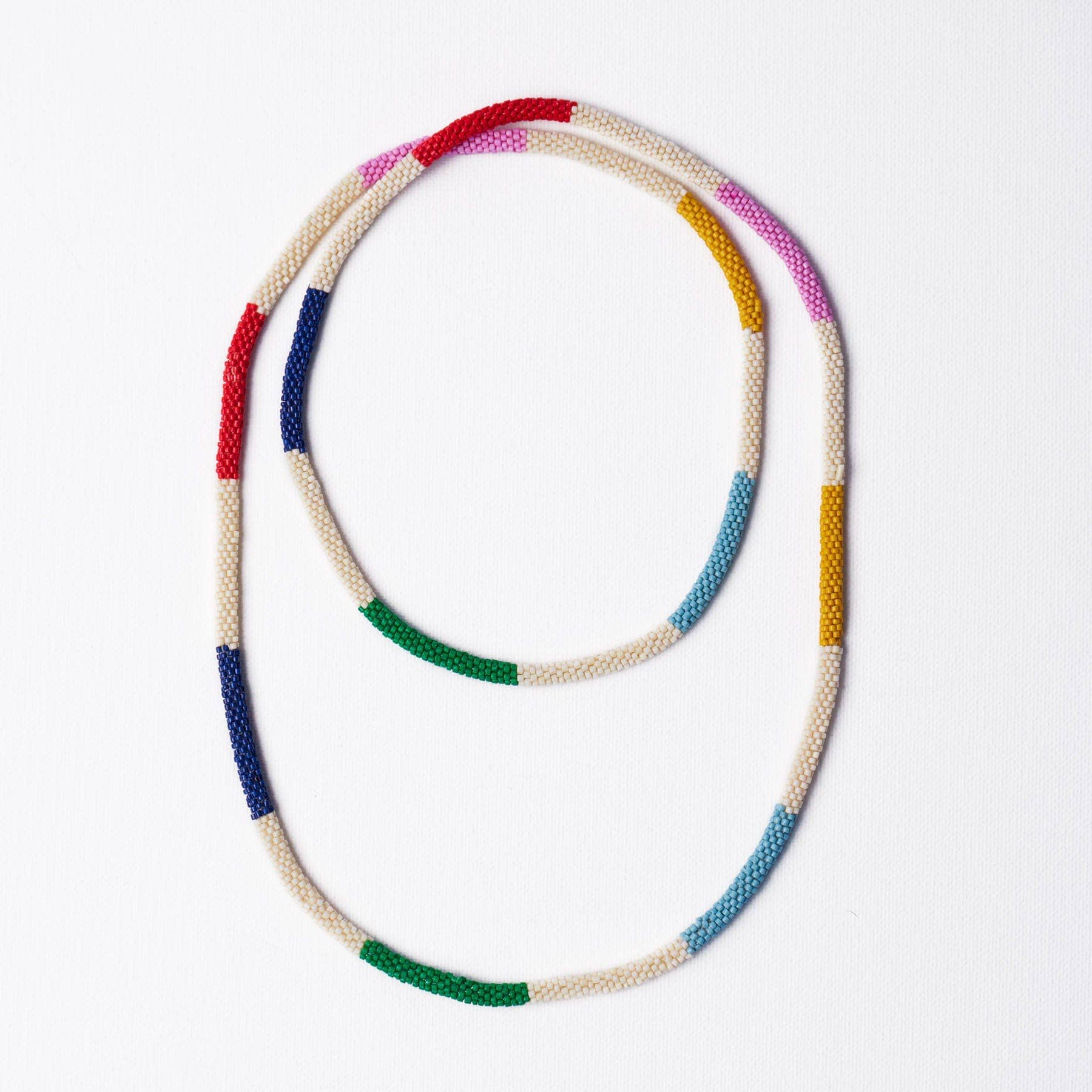 INK + ALLOY - Allie Seed Bead Long Necklace Multi Wholesale