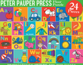 Peter Pauper Press - Alphabet Kids' Floor Puzzle