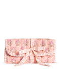 The Royal Standard - Layla Quilted Jewelry Roll   Pink   9x13