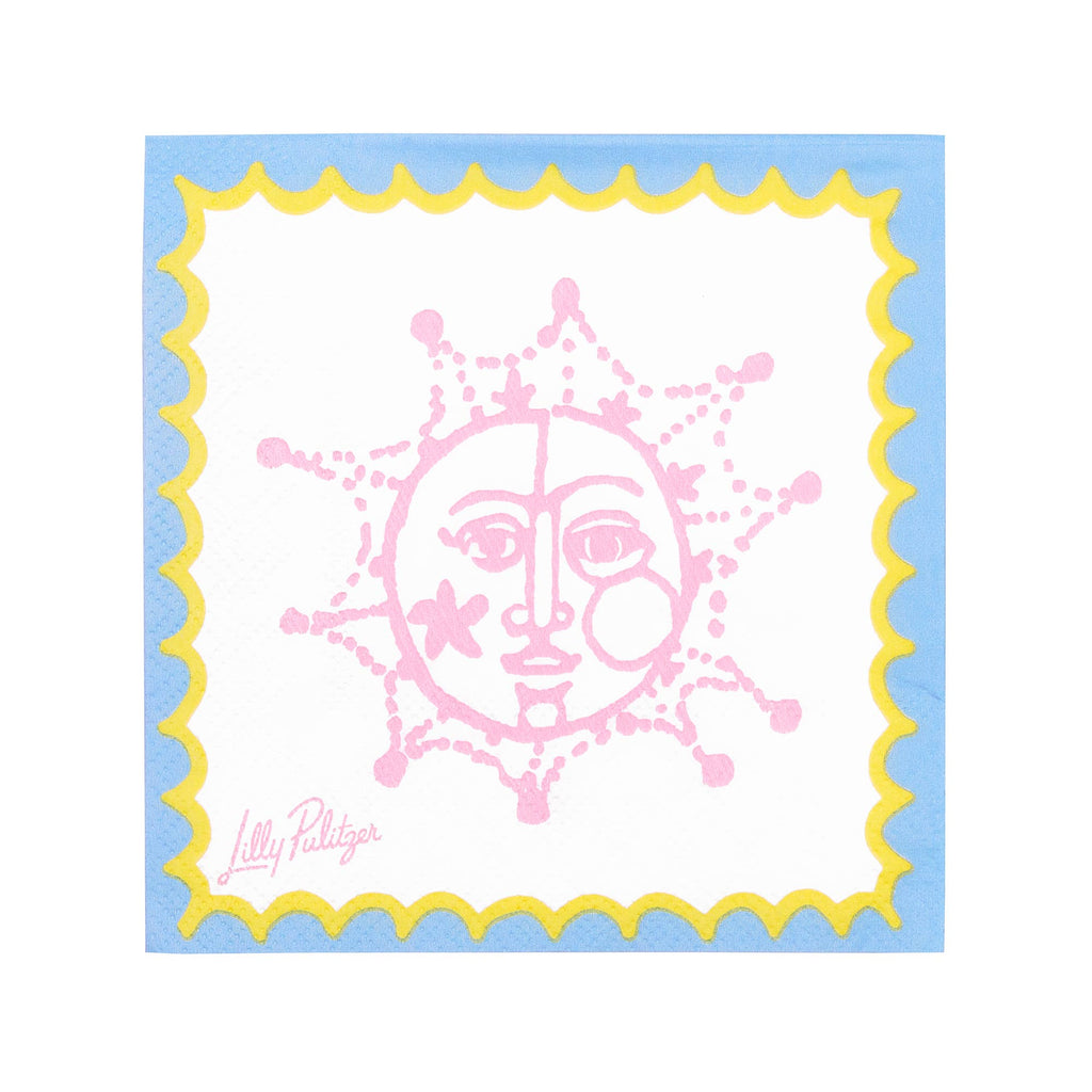 Lilly Pulitzer by Lifeguard Press - Cocktail Napkins, Sun Tiles Home