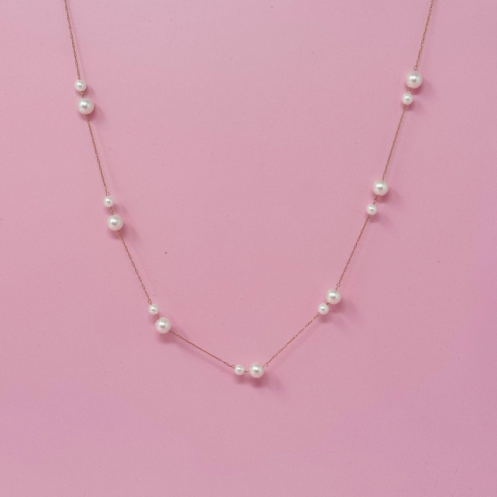 Ellison+Young - Lovely Lady Dainty Pearl Necklace