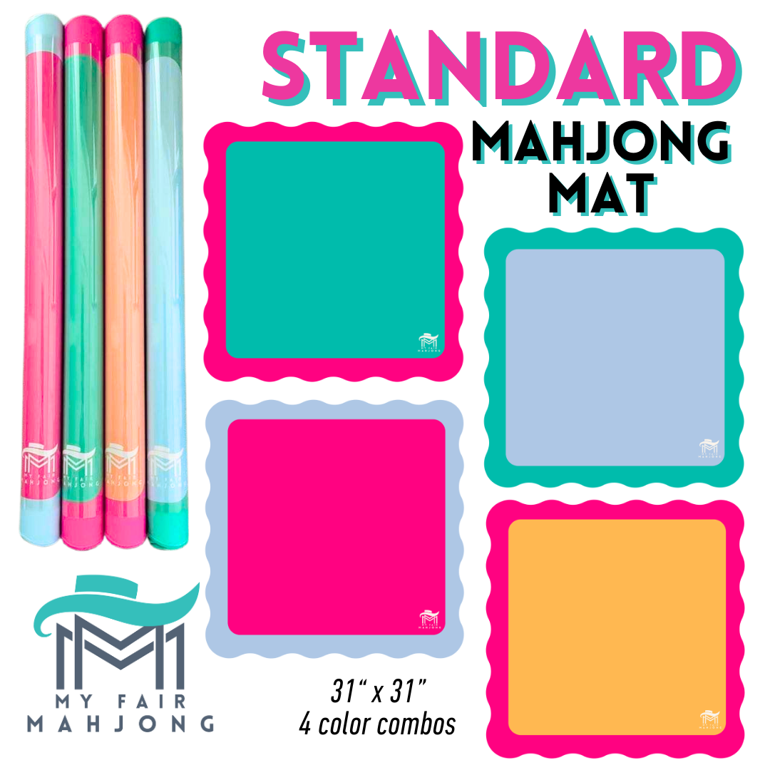 My Fair Mahjong - MAHJONG MAT  |  Color Wave  |  31" x 31"
