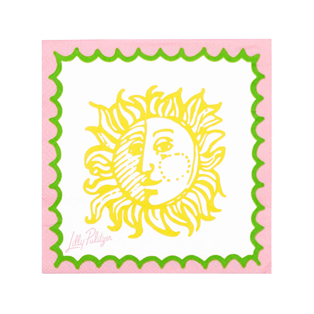 Lilly Pulitzer by Lifeguard Press - Cocktail Napkins, Sun Tiles Home