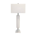 Pasargad Home - Frosted Glass & Lucite Pedestal Table Lamp
