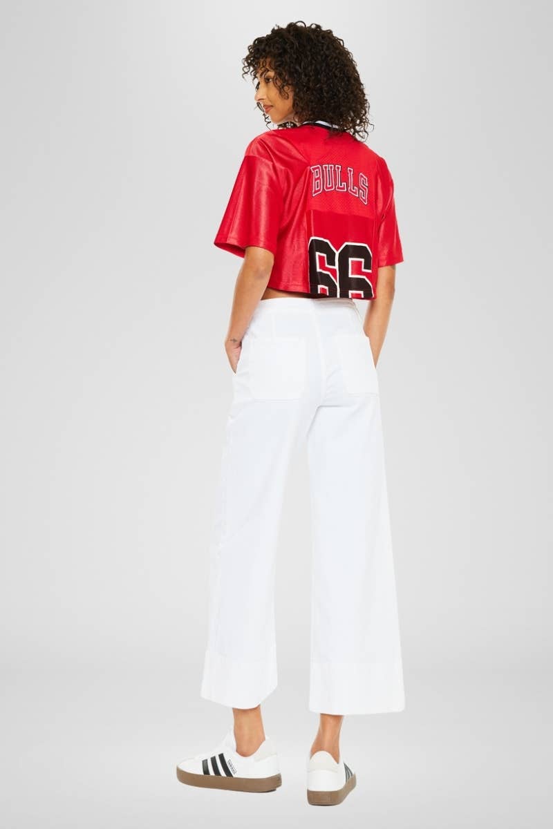 Kan Can USA - OPEN PACK HIGH RISE CROPPED WIDE LEG-KC7480WT