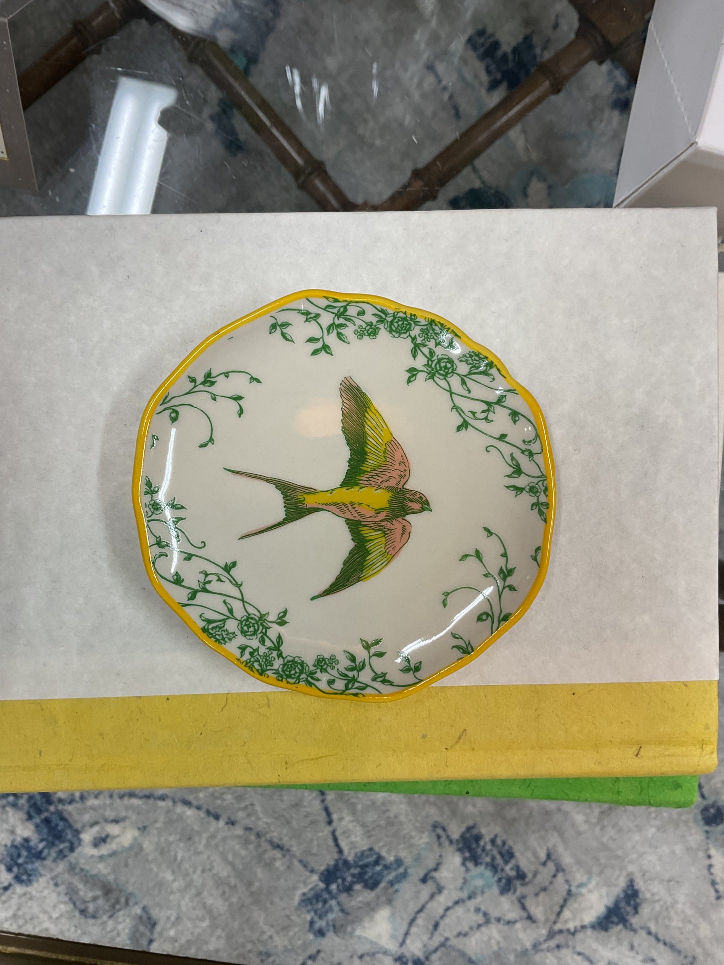 Hazel Mazel Scalloped Plate