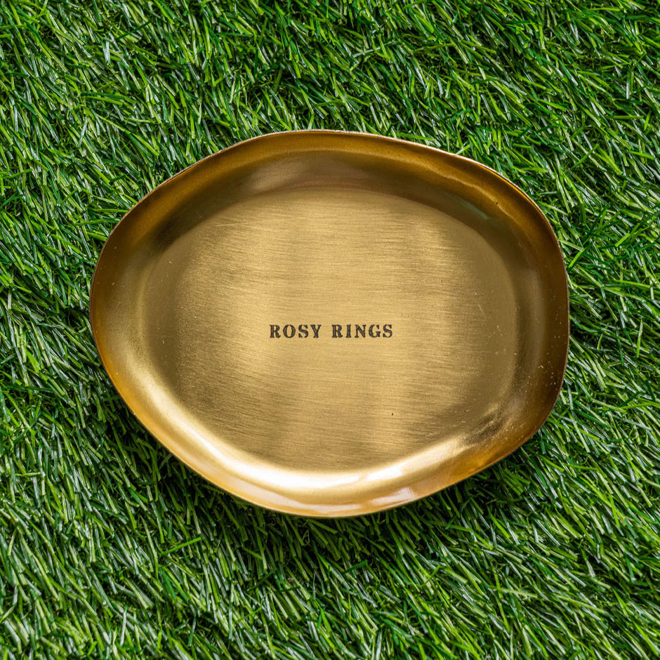 Rosy Rings Petite Botanical Candle Plate