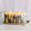 Rosy Rings Statement Botanical Candle - Sea Salt Mist