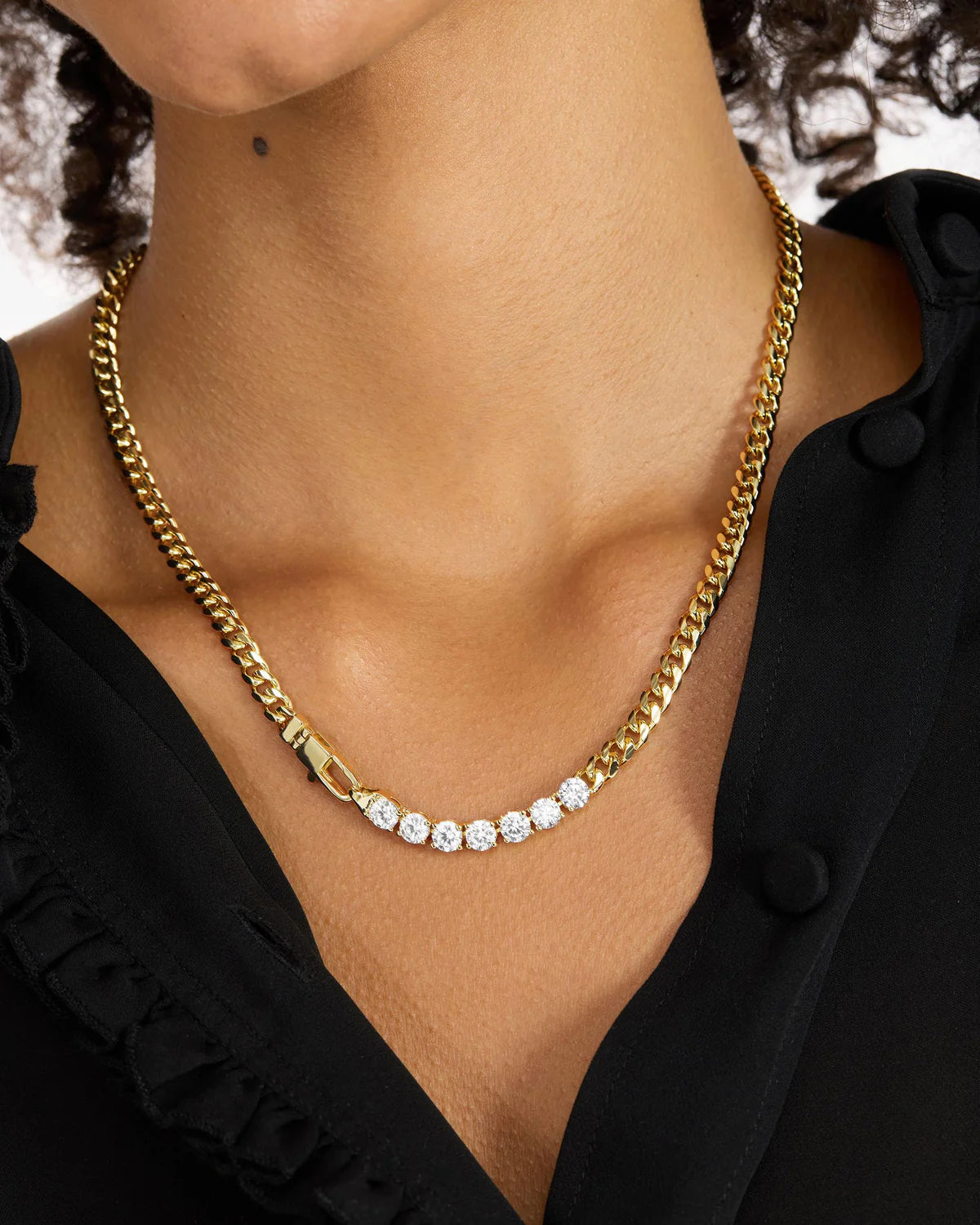 Melinda Maria Baby Julian Loves Diamonds Necklace