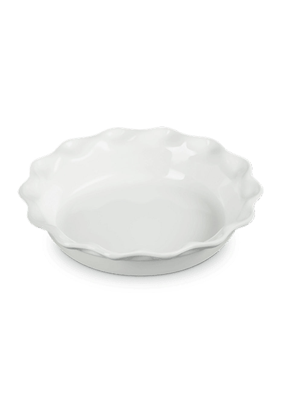 Le Creuset Heritage Fluted Pie Dish White