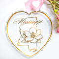 Annieglass Mississippi Heart Plate