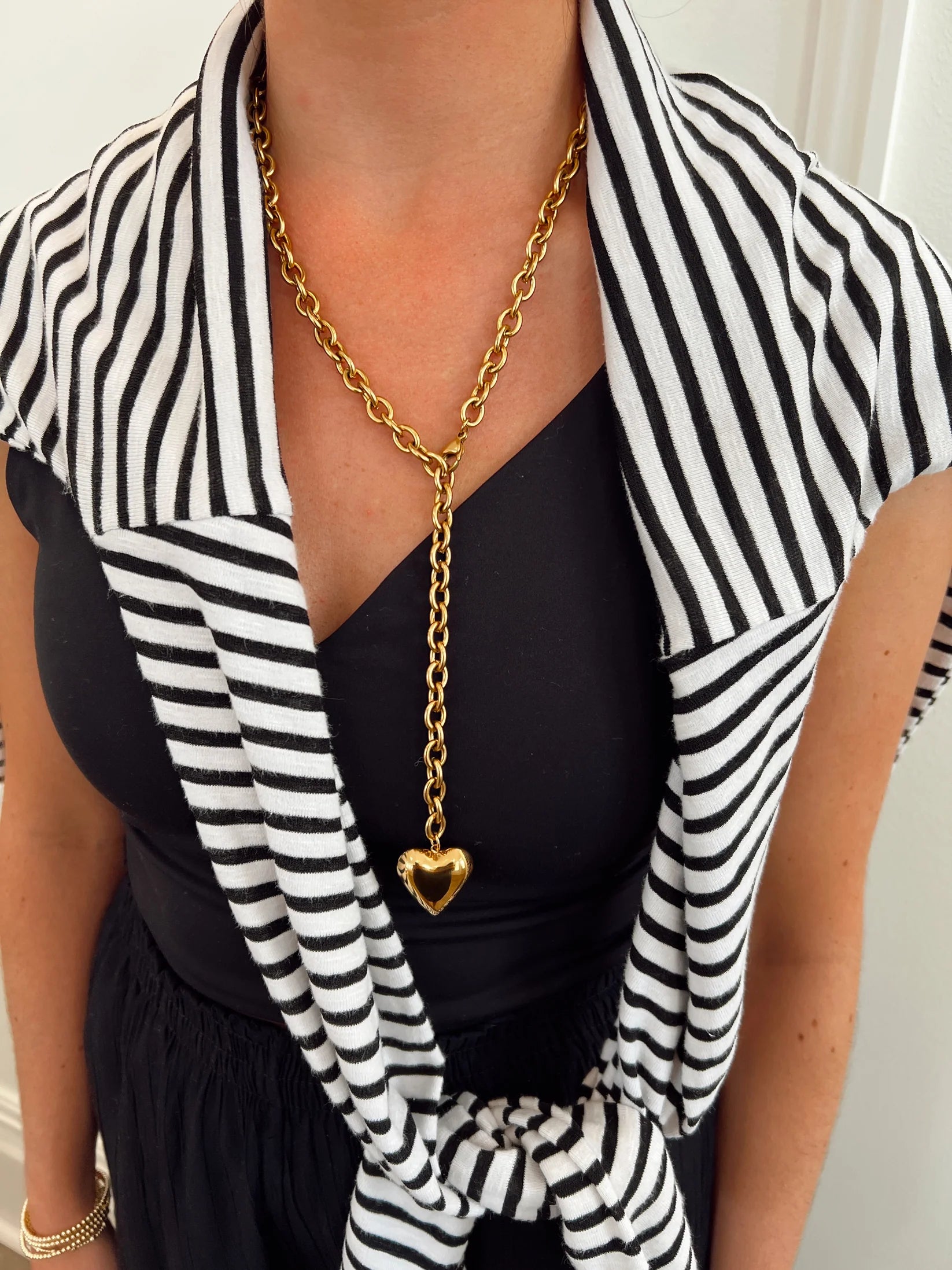 CHANSUTTPEARLS XL Heart Necklace