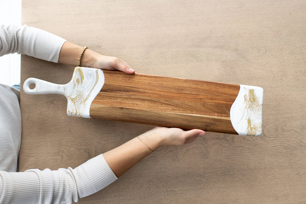 Lynn & Liana Baguette Acacia Board