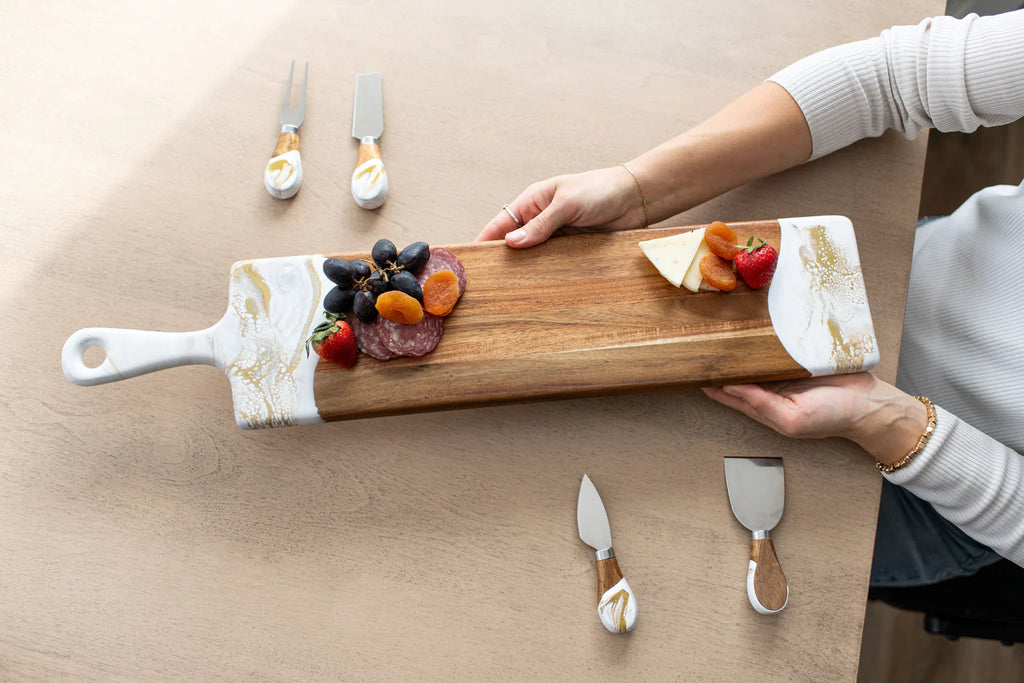 Lynn & Liana Baguette Acacia Board