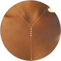 Coastal Grit Elara Lariat Necklace