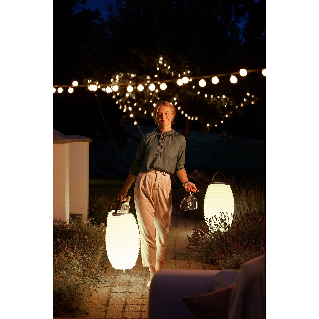 Kooduu  Synergy 50 22" LED Speaker Lamp with USB Port, White