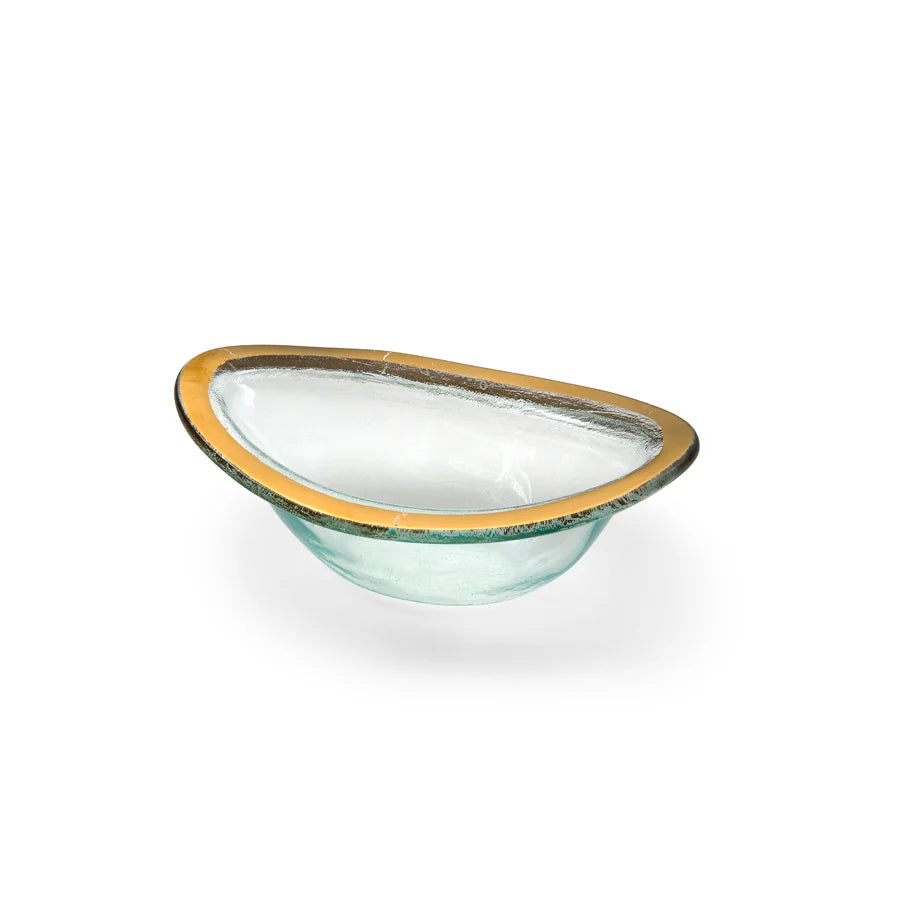 Annieglass Roman Antique Sauce Bowl