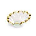 Annieglass Ruffle Oval Dip Bowl