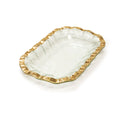 Annieglass Ruffle Rectangular Bowl