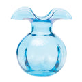Vietri Hibiscus Glass Aqua Bud Vase