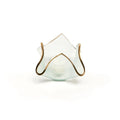 Annieglass Handkerchief Votive, 4" X 4" X 3"
