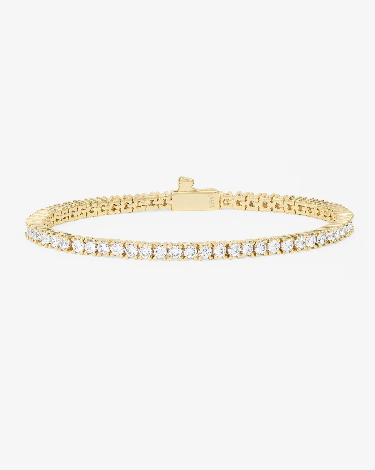 Melinda Maria Heiress Tennis Bracelet Gold 7.5"