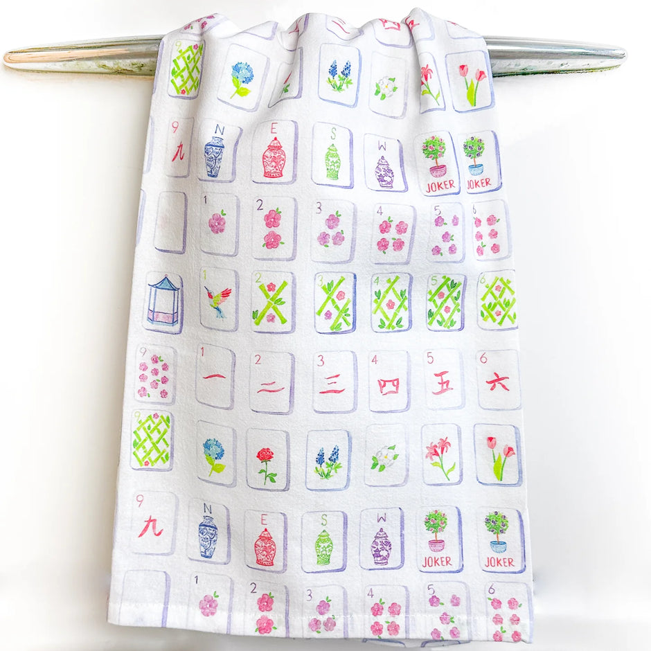 Taylor Paladino Mahjong Tea Towel