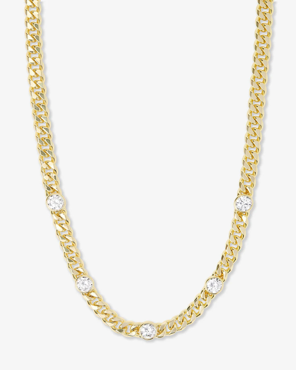 Melinda Maria Julian 5 Diamond Necklace 16"
