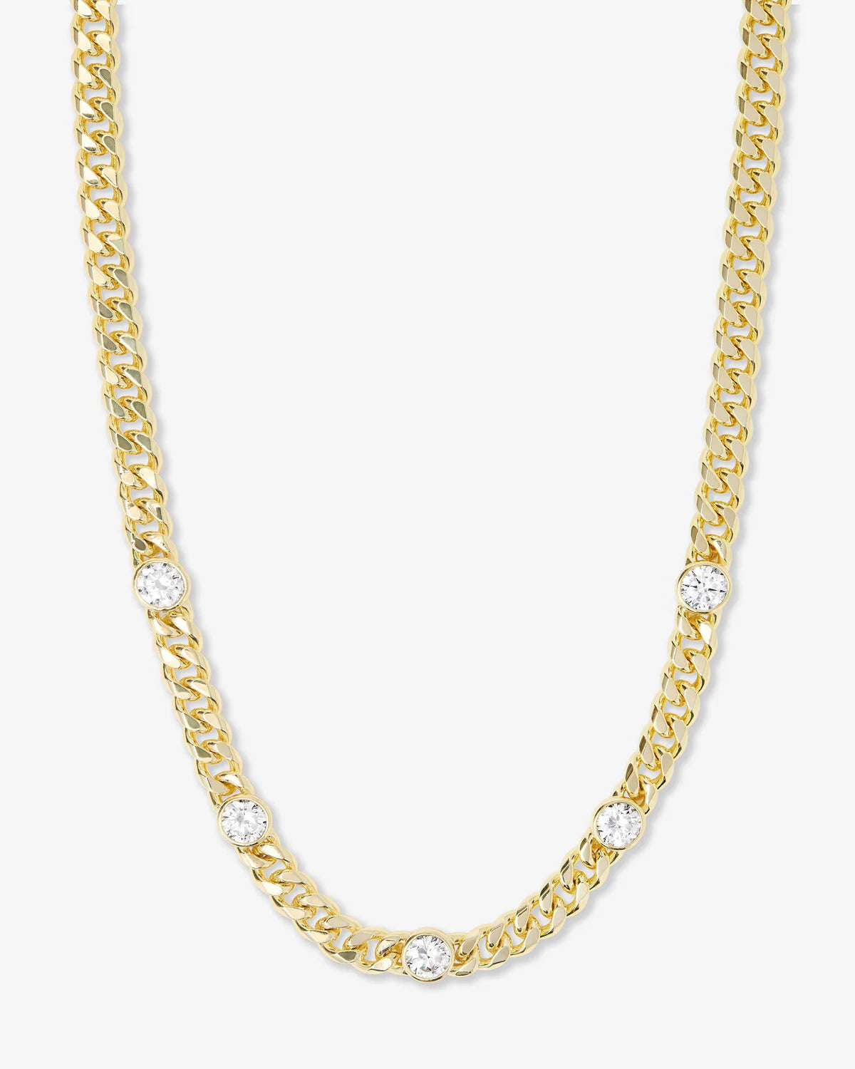 Melinda Maria Julian 5 Diamond Necklace 16"