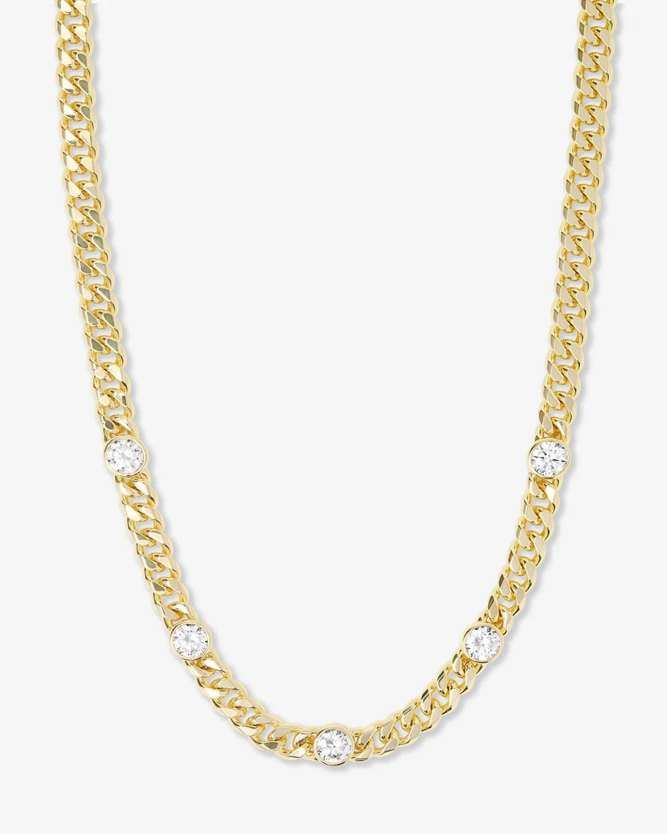 Melinda Maria Julian 5 Diamond Necklace 16"